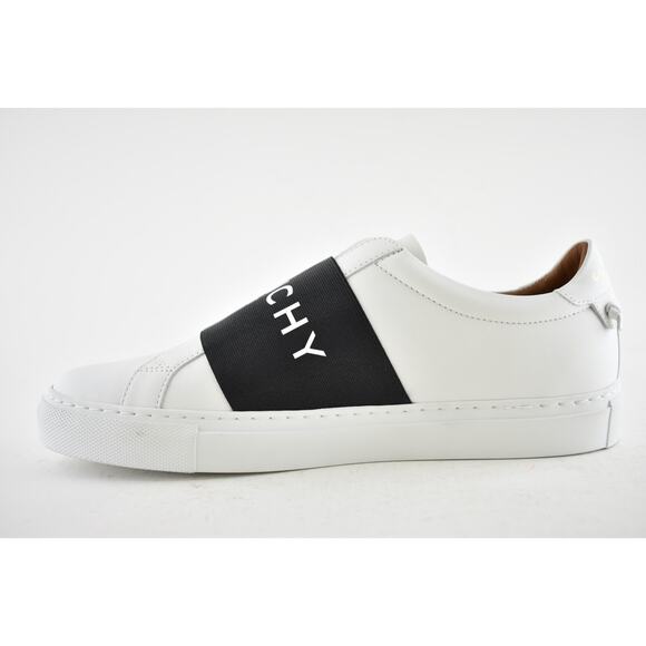 Givenchy Urban Street Knot White Black Logo Low Top Flat Trainer Sneaker 39.5 - Picture 9 of 12